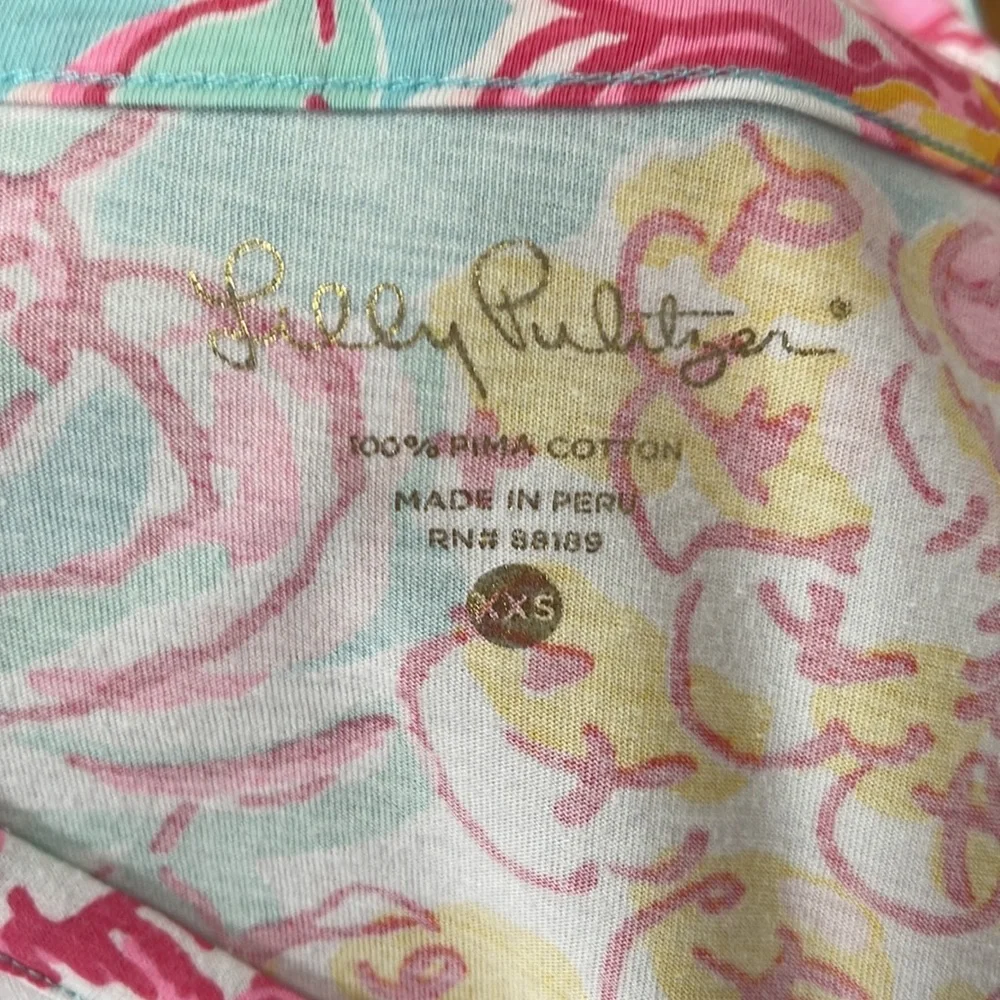 Lilly Pulitzer floral long sleeve dress - Picture 3 of 4